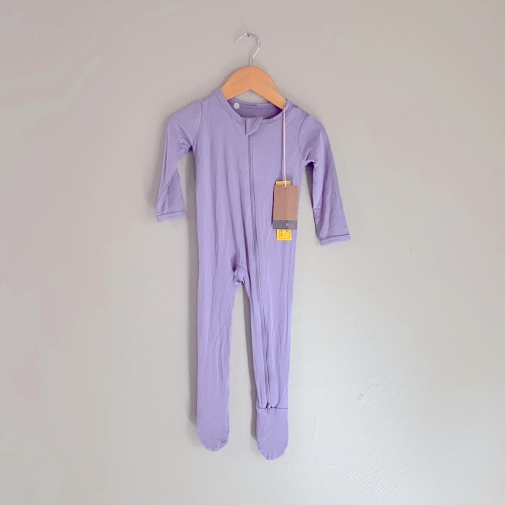 NWT Kyte Baby Footie - Soft Purple